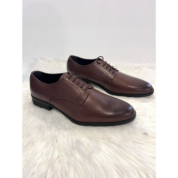 ZARA Men Brown Pointed Toe Lace Up Derby Dress Shoes Size US 11 EUR 44 2400/220 main image 5